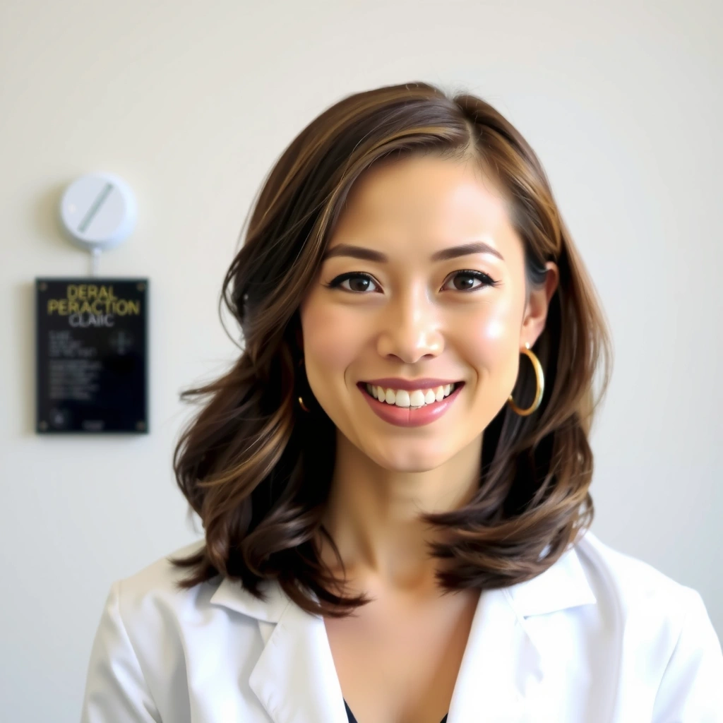 Portrait of Sarah Chen, Dermatologist