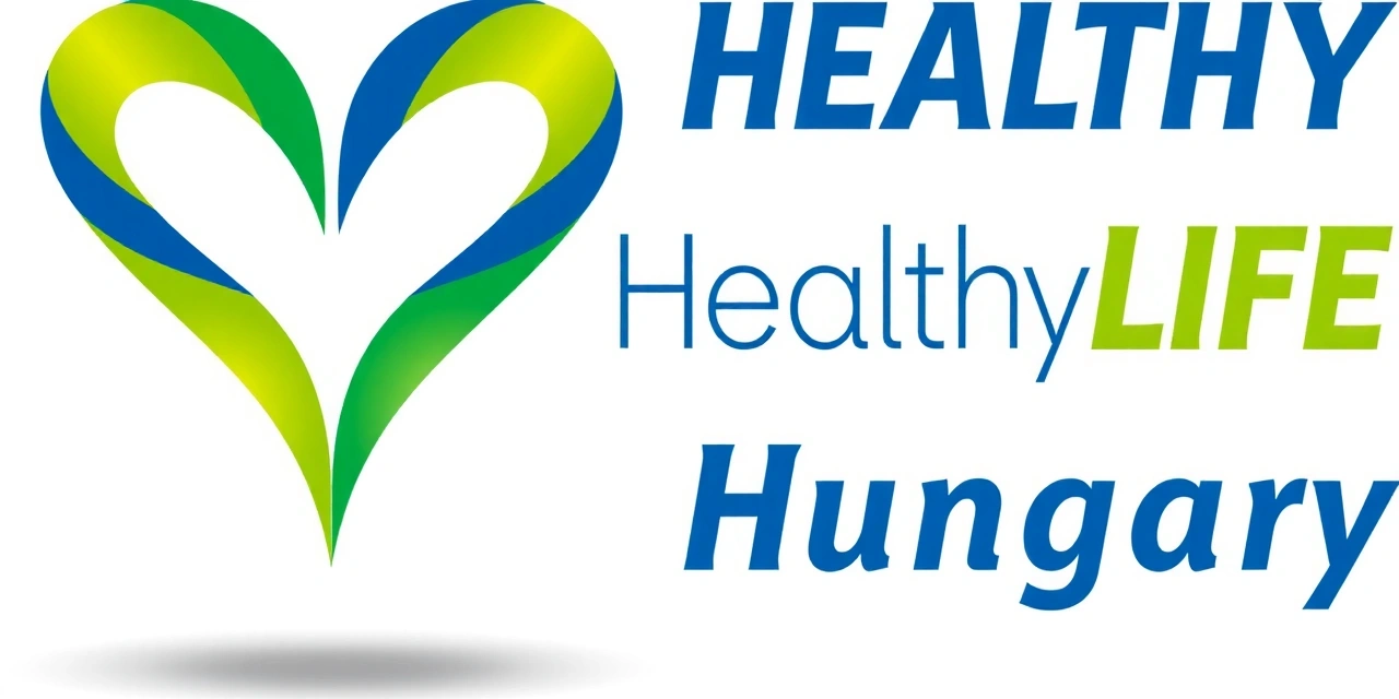 Healthylifehungaryco logo with a vibrant, energetic design